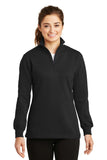 Sport-Tek Ladies 1/4-Zip Sweatshirt. LST253