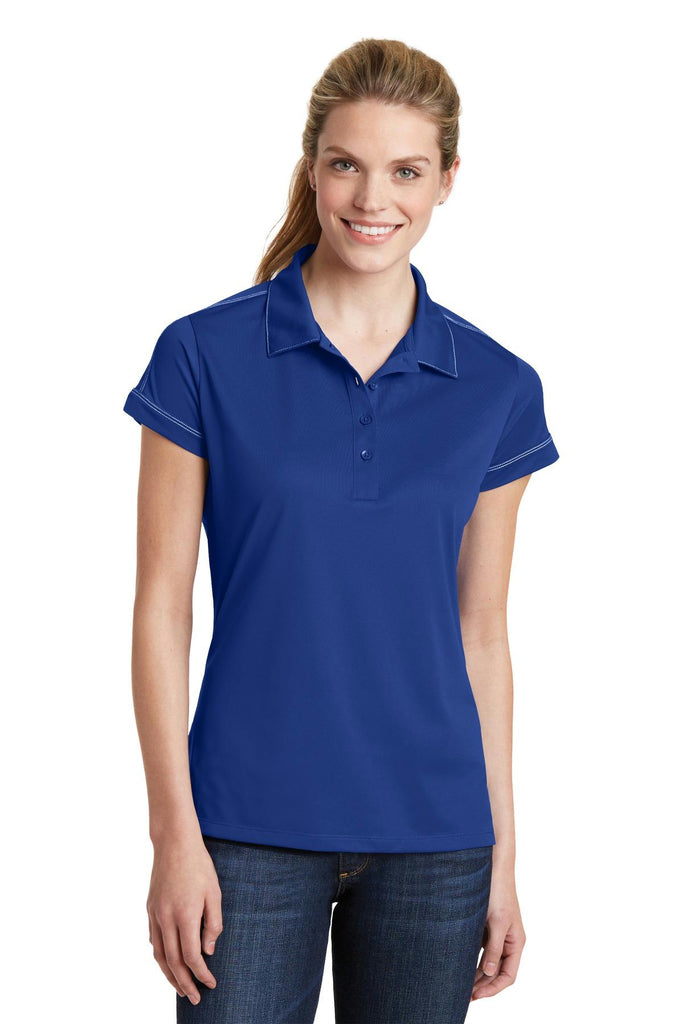 Sport-Tek Ladies Contrast Stitch Micropique Sport-Wick Polo. LST659