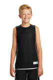 Sport-Tek Youth PosiCharge Mesh Reversible Sleeveless Tee. YT555