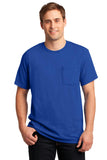 JERZEES -  Dri-Power Active 50/50 Cotton/Poly Pocket T-Shirt.  29MP