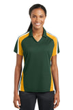 Sport-Tek Ladies Tricolor Micropique Sport-WickPolo. LST654