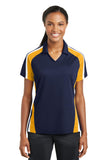 Sport-Tek Ladies Tricolor Micropique Sport-WickPolo. LST654