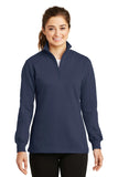 Sport-Tek Ladies 1/4-Zip Sweatshirt. LST253