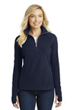 Port Authority Ladies Microfleece 1/2-Zip Pullover. L224