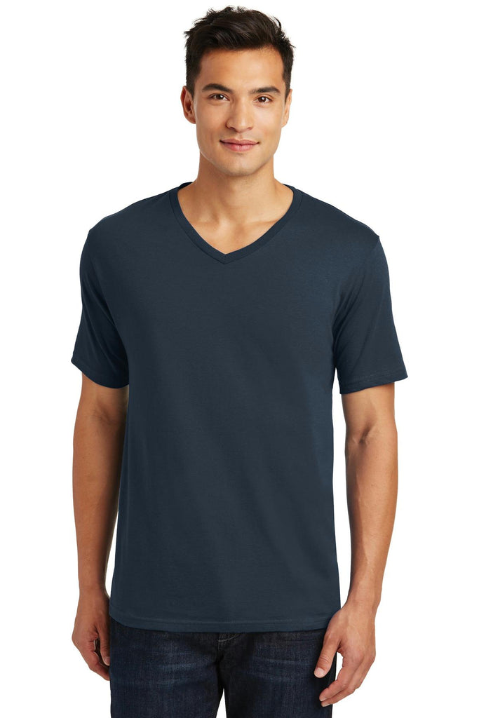 District Made Mens Perfect Weight V-Neck Tee. DT1170