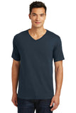 District Made Mens Perfect Weight V-Neck Tee. DT1170