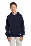 Sport-Tek Youth Sleeve Stripe Pullover Hooded Sweatshirt. YST265