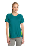 Sport-Tek Ladies Colorblock PosiCharge Competitor Tee. LST351