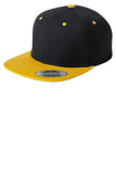 Sport-Tek Yupoong Flat Bill Snapback Cap. STC19