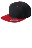 Sport-Tek Yupoong Flat Bill Snapback Cap. STC19