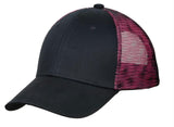 Port Authority Double Mesh Snapback Sandwich Bill Cap. C818