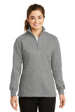 Sport-Tek Ladies 1/4-Zip Sweatshirt. LST253