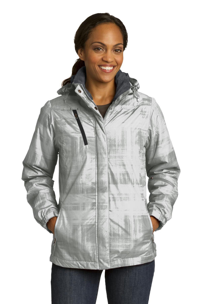 Port Authority Ladies Brushstroke Print Insulated Jacket. L320