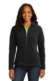 Eddie Bauer Ladies Hooded Full-Zip Fleece Jacket. EB206