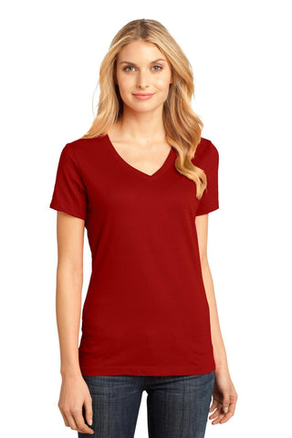 District Made - Ladies Perfect Weight V-Neck Tee. DM1170L