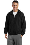 Sport-Tek Tall Hooded Raglan Jacket. TJST73