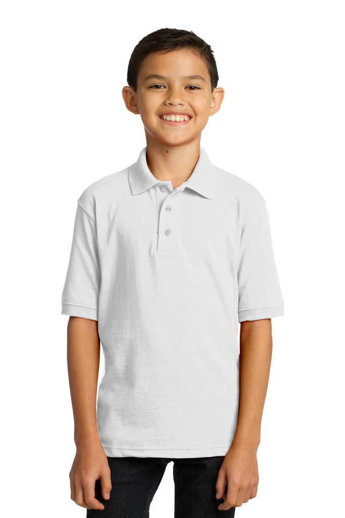 Port & Company Youth Core Blend Jersey Knit Polo. KP55Y