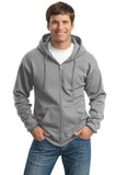 Port & Company Tall Essential Fleece Full-Zip Hooded Sweatshirt. PC90ZHT