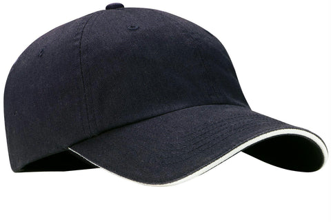 Port Authority Sandwich Bill Cap with Striped Closure.  C830