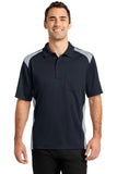 CornerStone Select Snag-Proof Two Way Colorblock Pocket Polo. CS416