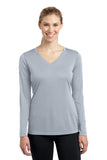 Sport-Tek Ladies Long Sleeve PosiCharge Competitor V-Neck Tee. LST353LS