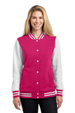 Sport-Tek Ladies Fleece Letterman Jacket. LST270