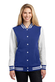 Sport-Tek Ladies Fleece Letterman Jacket. LST270