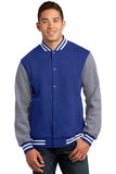 Sport-Tek Fleece Letterman Jacket. ST270