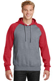 Sport-Tek Raglan Colorblock Pullover Hooded Sweatshirt. ST267