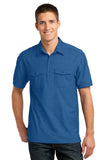 Port Authority Oxford Pique Double Pocket Polo. K557