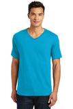 District Made Mens Perfect Weight V-Neck Tee. DT1170