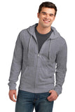 District Young Mens Jersey Full-Zip Hoodie. DT1100