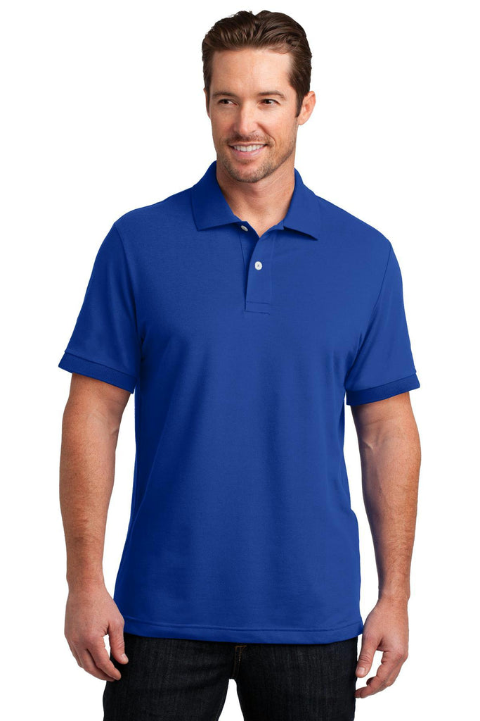 District Made Mens Stretch Pique Polo. DM325