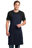 Port Authority Easy Care Extra Long Bib Apron with Stain Release. A700