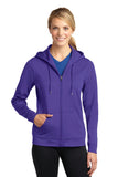 Sport-Tek Ladies Sport-Wick Fleece Full-Zip Hooded Jacket. LST238