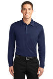 Port Authority Silk Touch Performance Long Sleeve Polo. K540LS