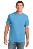 Port & Company Core Cotton Pocket Tee. PC54P