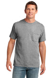 Port & Company Core Cotton Pocket Tee. PC54P