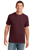 Port & Company Core Cotton Pocket Tee. PC54P