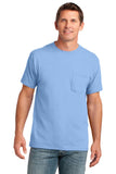 Port & Company Core Cotton Pocket Tee. PC54P