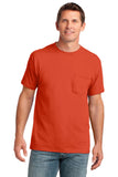 Port & Company Core Cotton Pocket Tee. PC54P