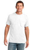 Port & Company Core Cotton Pocket Tee. PC54P