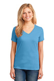 Port & Company Ladies Core Cotton V-Neck Tee. LPC54V