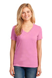 Port & Company Ladies Core Cotton V-Neck Tee. LPC54V