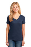 Port & Company Ladies Core Cotton V-Neck Tee. LPC54V