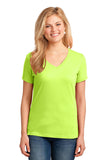 Port & Company Ladies Core Cotton V-Neck Tee. LPC54V