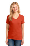 Port & Company Ladies Core Cotton V-Neck Tee. LPC54V