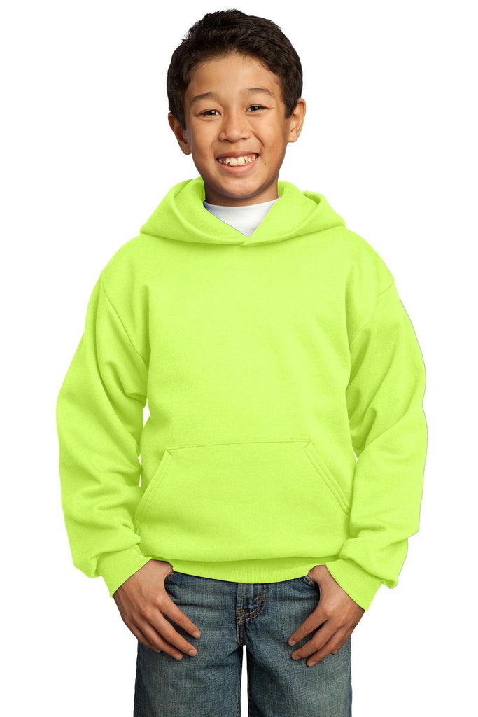 Port & Company - Youth Core Fleece Pullover Hooded Sweatshirt.  PC90YH