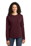 Port & Company Ladies Long Sleeve Core Cotton Tee. LPC54LS