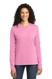 Port & Company Ladies Long Sleeve Core Cotton Tee. LPC54LS